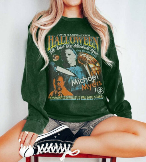 Micheal Myers Halloween shirt, Friday the 13th, Horror character sweatshirt, Vintage 90S Bootleg Shirt, Horror Movie, Vintage Halloween tee