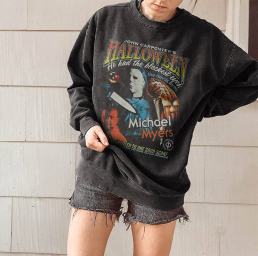 Micheal Myers Halloween shirt, Friday the 13th, Horror character sweatshirt, Vintage 90S Bootleg Shirt, Horror Movie, Vintage Halloween tee