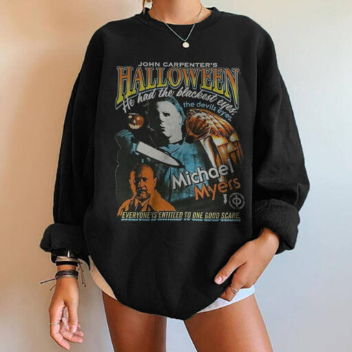 Micheal Myers Halloween shirt, Friday the 13th, Horror character sweatshirt, Vintage 90S Bootleg Shirt, Horror Movie, Vintage Halloween tee