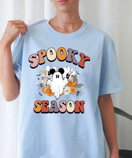 Mickey Ghost Spooky Season Shirt, Mickey Boo Halloween Shirt, Pumpkin Mickey, Disney Spooky Shirt, Disney Halloween Shirt, Disney Matching