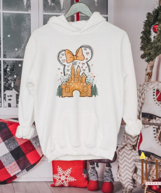 Mickey Minnie Christmas Shirt, Disney Gingerbread Castle Shirt, Christmas Castle Shirt, Disney Christmas Shirt, Mickey Christmas Shirt