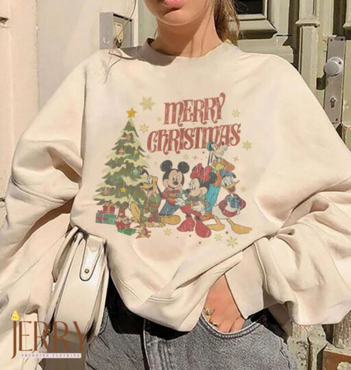 Mickey and Minnie Christmas Shirt, xmas Mouse and friends, christmas trees, mouse merry christmas, very merry christmas, xmas magical disney