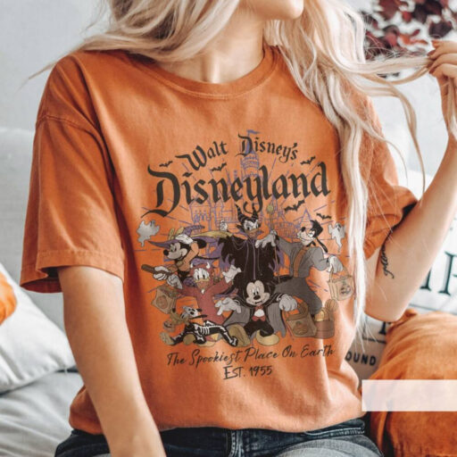 Mickey and friends halloween shirt, mickey witch, Disneyland Halloween, Mickey horror, Mickey scary halloween, retro mickey mouse halloween