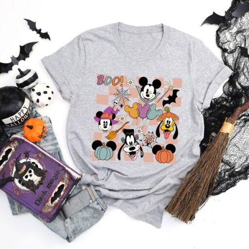 Mickey's Halloween Party Shirt, Disney Halloween Party Shirt, Disney Mickey And Friends Shirt, Boo Ghost Halloween Shirt, Halloween Shirt