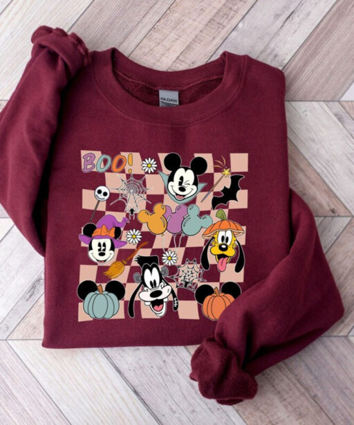 Mickey's Halloween Party Shirt, Disney Halloween Party Shirt, Disney Mickey And Friends Shirt, Boo Ghost Halloween Shirt, Halloween Shirt