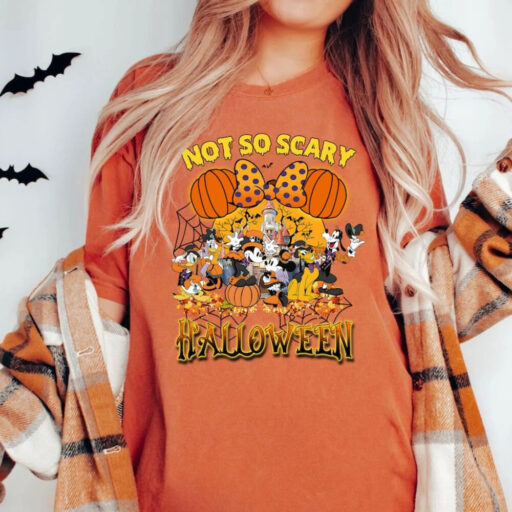 Mickey's Not So Scary Halloween Party 2023 Shirts, Halloween Mickey & Friends Shirt, Disney Halloween Shirt, Disney Halloween Skeleton Shirt
