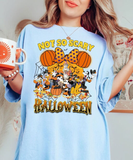 Mickey's Not So Scary Halloween Party 2023 Shirts, Halloween Mickey & Friends Shirt, Disney Halloween Shirt, Disney Halloween Skeleton Shirt