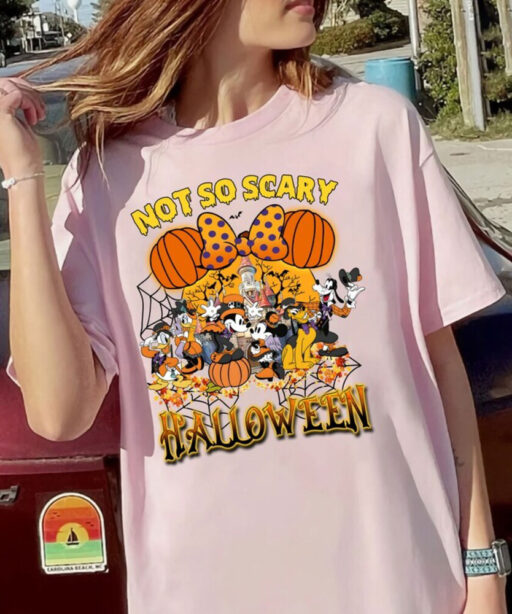 Mickey's Not So Scary Halloween Party 2023 Shirts, Halloween Mickey & Friends Shirt, Disney Halloween Shirt, Disney Halloween Skeleton Shirt