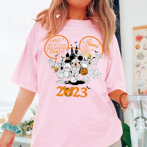 Mickey's Not So Scary Halloween Party 2023 Shirts, Halloween Mickey & Friends Shirt, Disney Halloween Shirt, Disney Halloween Skeleton Shirt