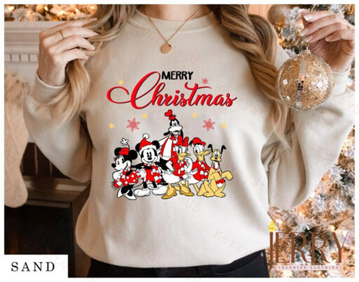 Mickey's Very Merry Christmas Party 2023 Shirt, Retro Disney Christmas shirt, Mickey And Friend Christmas Shirt, Santa Shirt, Christmas tree