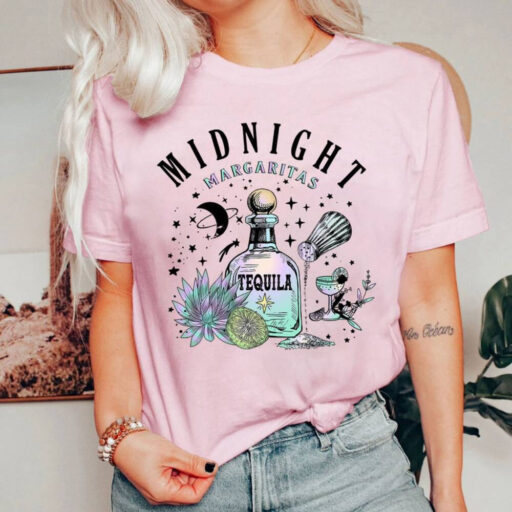 Midnight Margaritas Shirt, Tequila Shirt, Witchy Shirt, Witch Shirt, Midnight Margarita, Spooky Shirt, Halloween Shirt,Gift For Witchy Women