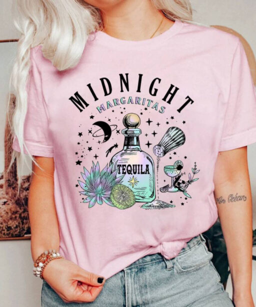 Midnight Margaritas Shirt, Tequila Shirt, Witchy Shirt, Witch Shirt, Midnight Margarita, Spooky Shirt, Halloween Shirt,Gift For Witchy Women