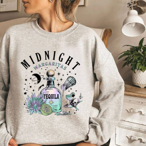 Midnight Margaritas Shirt, Tequila Shirt, Witchy Shirt, Witch Shirt, Midnight Margarita, Spooky Shirt, Halloween Shirt,Gift For Witchy Women