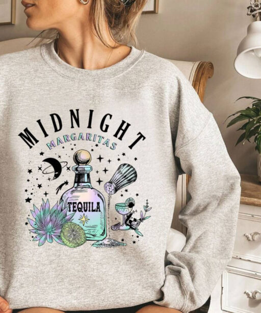 Midnight Margaritas Shirt, Tequila Shirt, Witchy Shirt, Witch Shirt, Midnight Margarita, Spooky Shirt, Halloween Shirt,Gift For Witchy Women