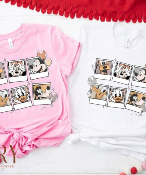 Minnie Mouse Retro, Retro Disney Character Shirts, Disney Family Shirts, Group Shirts, Daisy Duck Retro Family Shirts