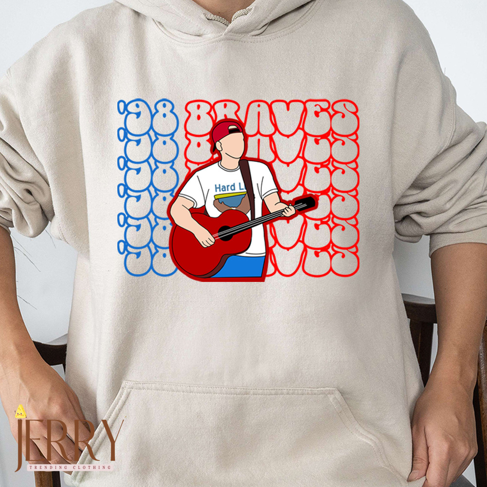 Music Song 98 Braves Morgan Wallen Embroidered Sweatshirt - Jerry Clothing