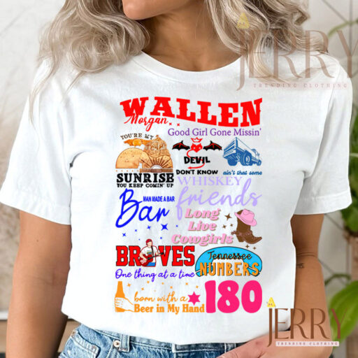 Morgan Wallen Top Songs T Shirt