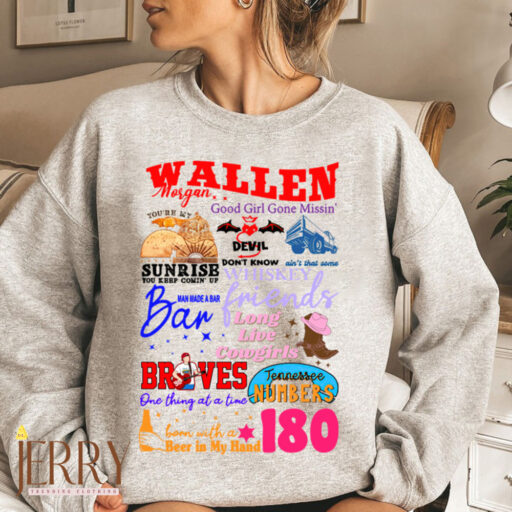 Morgan Wallen Top Songs T Shirt