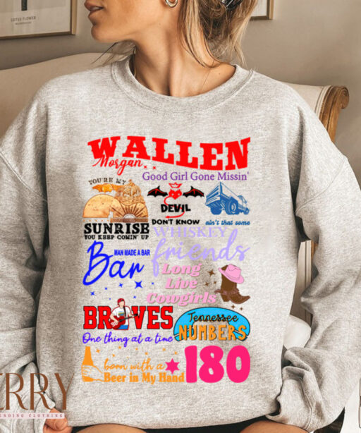 Morgan Wallen Top Songs T Shirt