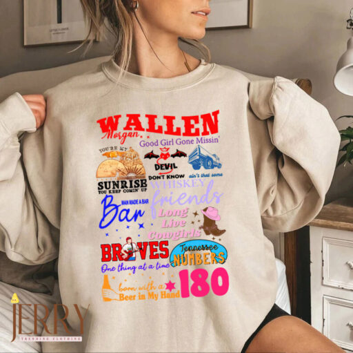 Morgan Wallen Top Songs T Shirt