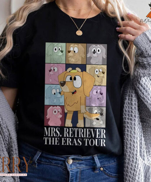 Mrs. Retriever Bluey Eras Tour Shirt | Mrs. Retriever Bluey Funny Shirt | Bluey Bingo Tee | Magic Kingdom Bluey | Mrs. Retriever