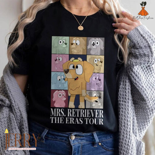 Mrs. Retriever Bluey Eras Tour Style Tee | Mrs. Retriever Eras Tour | Bluey'S Friends | Cute Dog | Bluey Shirt | The Eras Tour Shirt