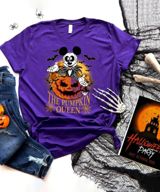 Nightmare Before Christmas Vintage Shirt, Disney Halloween Vintage Shirt, Mickey And Minnie Halloween Shirt, Halloween Couple Shirts