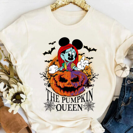 Nightmare Before Christmas Vintage Shirt, Disney Halloween Vintage Shirt, Mickey And Minnie Halloween Shirt, Halloween Couple Shirts