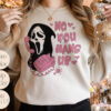 No You Hang Up Sweatshirt, Ghostface Valentine Sweatshirt, Halloween Sweatshirt, Halloween Gift, Funny Valentine Sweatshirt, Funny Ghostface