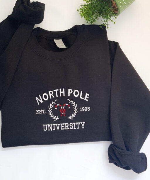 Northpole Christmas Sweatshirt, Christmas Sweatshirt, North Pole Hot Chocolate, Christmas Gifts, Holiday Sweatshirt,holiday sweatshirt
