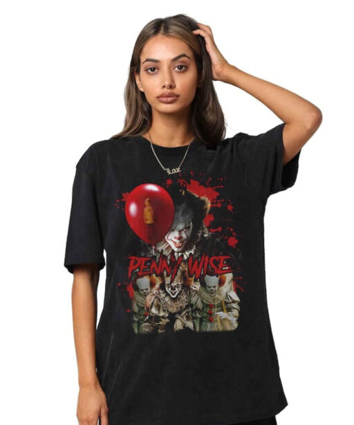 Pennywise Clown Vintage Shirt, Pennywise Horror Sweatshirt, Pennywise Sweatshirt, Killer Clown, Halloween Clown, Spooky Clown, Char Movie