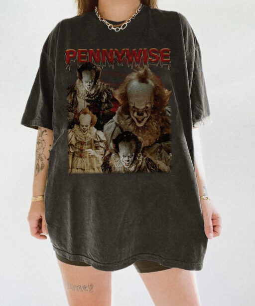 Pennywise IT shirt, Happy Halloween 2023, Horror Movie Killers, Halloween Horror, Horror Movies Characters, Red balloon, Penny Wise shirt