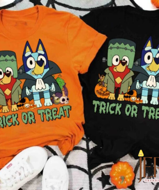 Halloween Horror Trick or Treat Shirt, Halloween Matching Family Shirt, Halloween Sweatshirt, Halloween Gifts, Spooky Season Sweatshirt