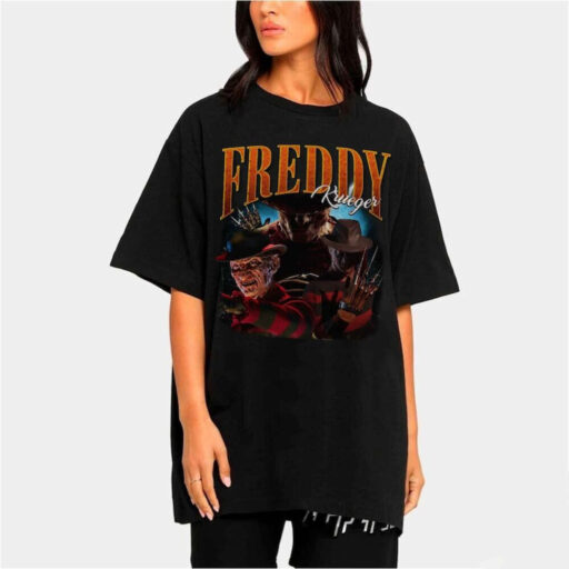 RETRO FREDDY KRUEGER Vintage Shirt, Nightmare Halloween T-shirt, Jason Voorhees T-Shirt Friday the 13th Horror, Horror Movie Halloween Shirt