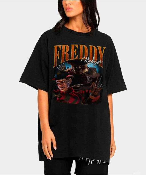 RETRO FREDDY KRUEGER Vintage Shirt, Nightmare Halloween T-shirt, Jason Voorhees T-Shirt Friday the 13th Horror, Horror Movie Halloween Shirt