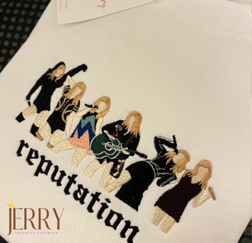 Reputation Tour Outfit Lineup Taylor Swift Embroidered Sweatshirt