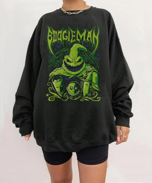 Retro Boogie Man Shirt, Halloween Boogie shirt, Oogie Boogie 2023 Sweatshirt, Disney Halloween 2023 Shirt, Nightmare Before Christmas shirt