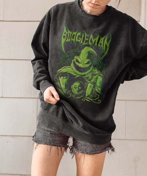 Retro Boogie Man Shirt, Halloween Boogie shirt, Oogie Boogie 2023 Sweatshirt, Disney Halloween 2023 Shirt, Nightmare Before Christmas shirt