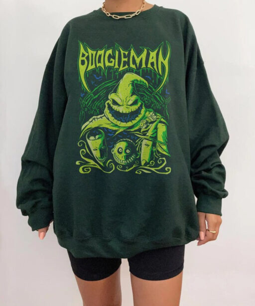 Retro Boogie Man Shirt, Halloween Boogie shirt, Oogie Boogie 2023 Sweatshirt, Disney Halloween 2023 Shirt, Nightmare Before Christmas shirt