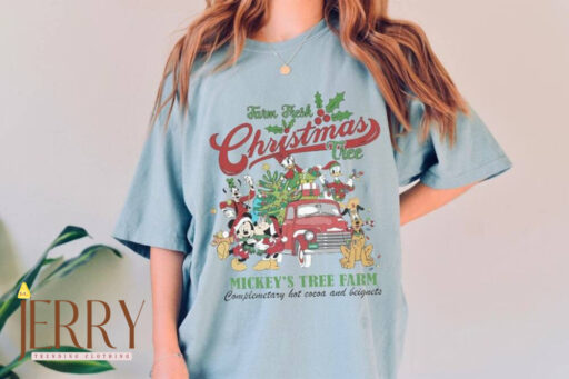 Retro Disney Farm Fresh Shirt, Mickey and minnie, disneyland christmas, Mickey's Tree Farm, Christmas Disney Family, Farm Fresh xmas Trees
