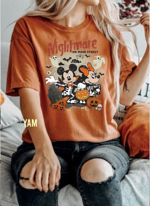 Retro Disney Mickey Haunted Mansion Comfort Colors Shirt, The Haunted Mansion Tee, Mickey Halloween T-Shirt, Mickey Anh Friends Shirt.