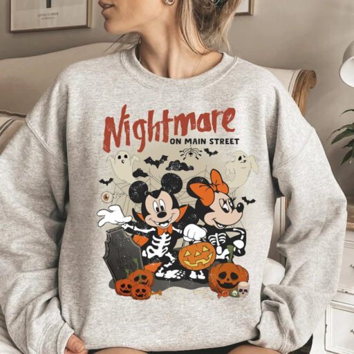 Retro Disney Mickey Haunted Mansion Comfort Colors Shirt, The Haunted Mansion Tee, Mickey Halloween T-Shirt, Mickey Anh Friends Shirt.