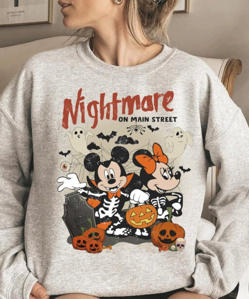 Retro Disney Mickey Haunted Mansion Comfort Colors Shirt, The Haunted Mansion Tee, Mickey Halloween T-Shirt, Mickey Anh Friends Shirt.