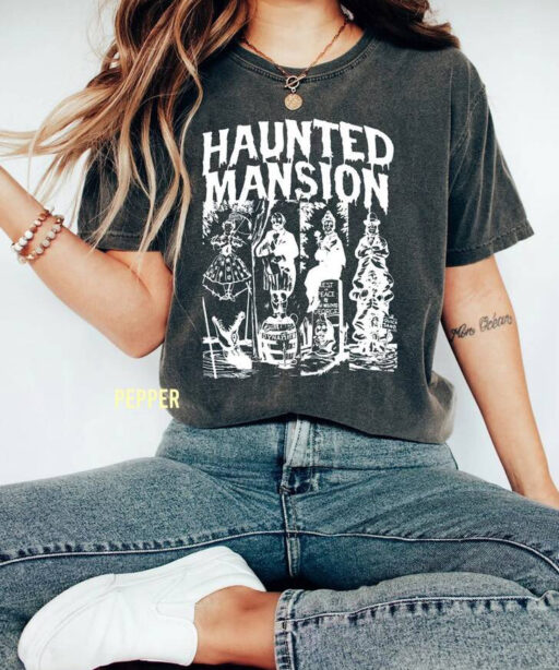 Retro Disney The Haunted Mansion Sweatshirt, Mickey's Not So Scary Unisex Shirt, Disney Matching Tee, Funny Halloween Shirt,Disney Halloween