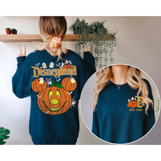 Retro Disneyland Halloween 2 Side Shirt, Disney Pumpkin Shirt, Mickey's Not-So-Scary Halloween Party, Halloween Shirt, Spooky Season Shirt