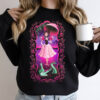 Retro Halloween Flower Poison Tightrope Walker Sweater, Tightrope Girl Haunted Mansion Comfort Color Shirt, Halloween Party Unisex T-Shirt.