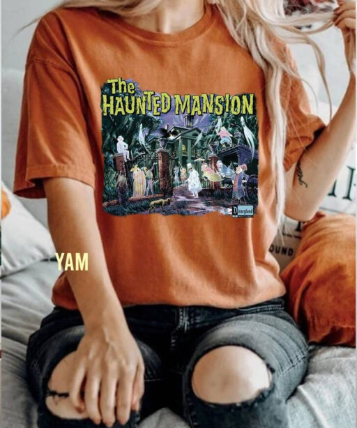Retro Halloween The Haunted Mansion 1969 Comfort Color Shirt, Disney Haunted Mansion Tee, Halloween Party Shirt, Halloween Crewneck T-Shirt.