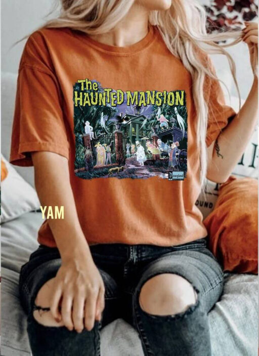 Retro Halloween The Haunted Mansion 1969 Comfort Color Shirt, Disney Haunted Mansion Tee, Halloween Party Shirt, Halloween Crewneck T-Shirt.