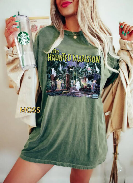 Retro Halloween The Haunted Mansion 1969 Comfort Color Shirt, Disney Haunted Mansion Tee, Halloween Party Shirt, Halloween Crewneck T-Shirt.