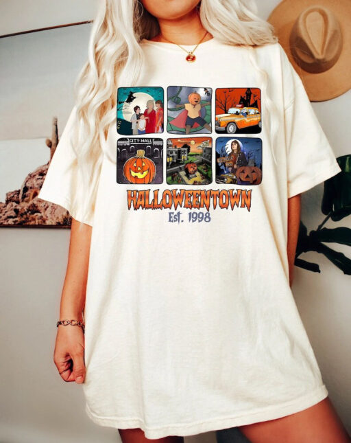 Retro Halloweentown Est 1998 Comfort Color Shirt, Halloween town University Sweatshirt, Retro Halloweentown Shirt, Disney Halloween Shirt